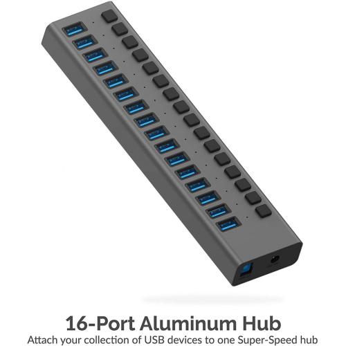 16 портов 90 Вт USB 3.0 USB Hub