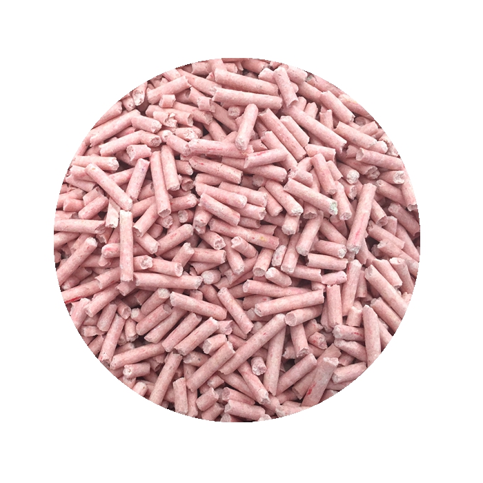 Premium Quality Peach Tofu Cat Litter