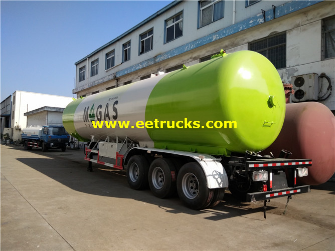 30 ton ton tit-axle lpg tank trailers