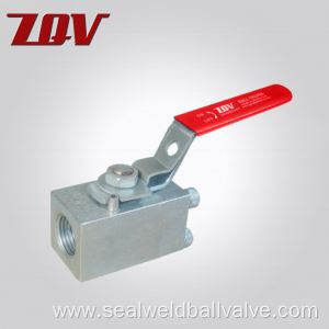 Threaded End Bolted Body Floating Ball Valve