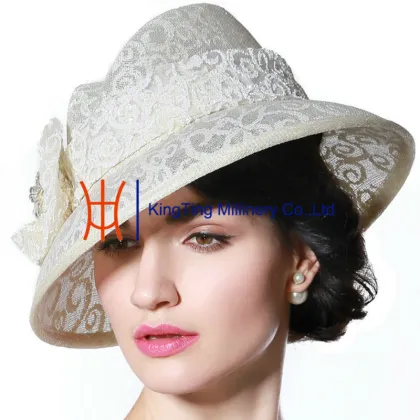 Sinamay ascot hats for women