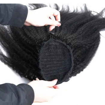 Virgin Brazilian Kinky Straight Yaki Ponytails