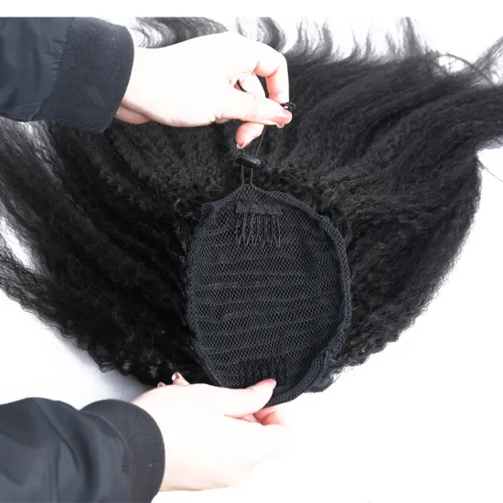 Virgin Brazilian Kinky Straight Yaki Ponytails