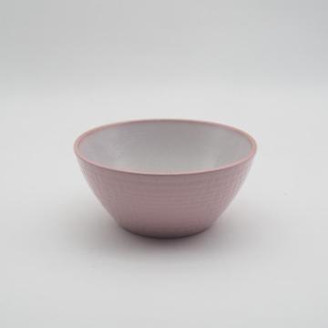 Roze reactieve kleur geglazuurde steengoed servies servies set/antiek keramisch serviesgoed