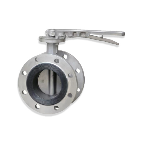 Stainless steel flange butterfly valve