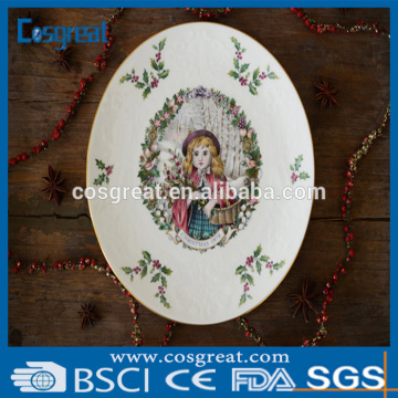 melamine plate for christams season