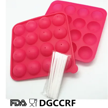 Beautiful and popular silicone cake pop maker lollipop candy mold