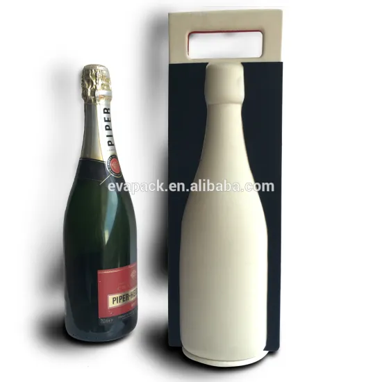 PU Leather Eva Wine Case with Zipper