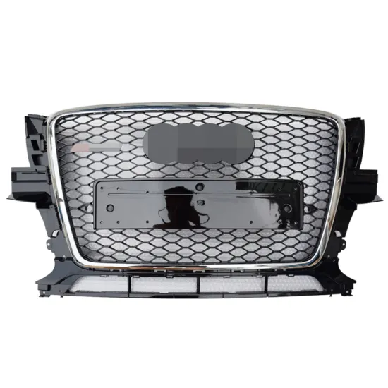 Chrome Front Bumper Grille for 2008-2012 Audi Q5 Facelift RSQ5 - Honeycomb Hood Grill