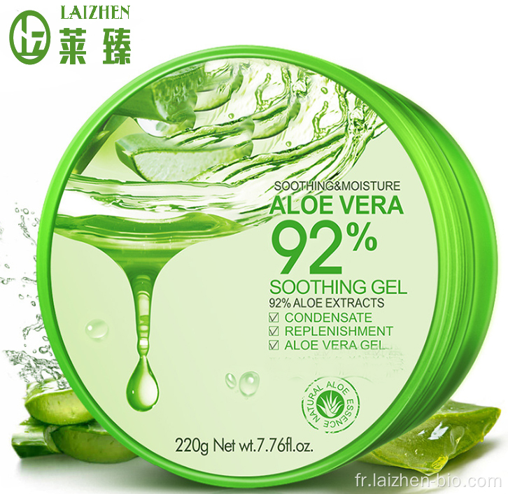 Masque facial à 92% d&#39;aloe vera pour ODM / OEM de visage