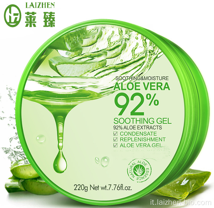 Confezione viso al 92% di Aloe Vera per ODM / OEM del viso
