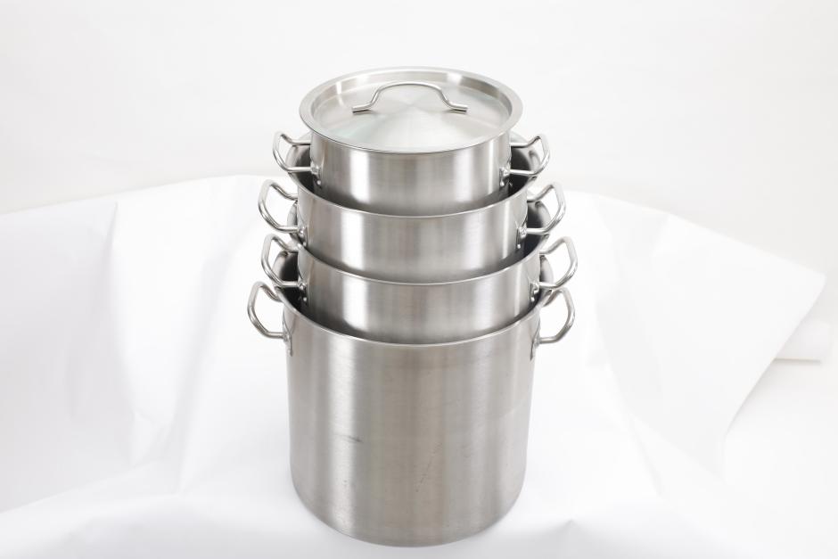 304 Stainless steel cooking pot with grips