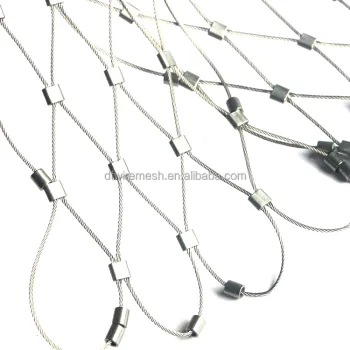 Stainless Steel Rope Mesh Stair Railing