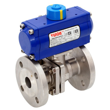 Pneumatic Actuated Flanged Ball Valve