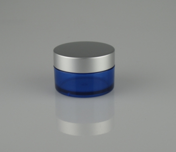 PET Plastic Skincare Blue Jar YSN3141