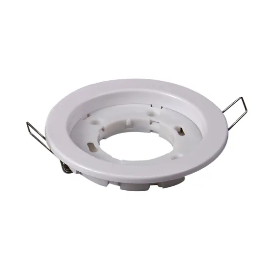 GX53 Recessed White Gold Black Chrome Metal Iron Holder Downlight LED Lamp (No Bulb)