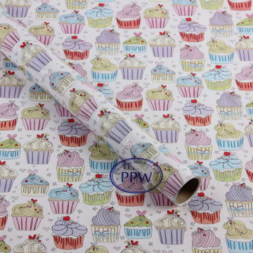 Wholesale Gift Wrapping Paper Factory candy cake paper