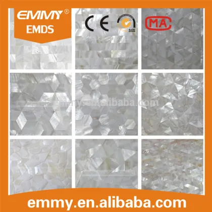Natural river mother of pearl oyster pearl freshwater cheap shell mosaic tiles