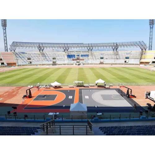 Pavimentazione di campo da basket esterno temporaneo di alto livello