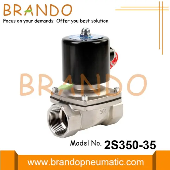 2S350-35 1 1/2'' Solenoid Valve Stainless Steel 24V