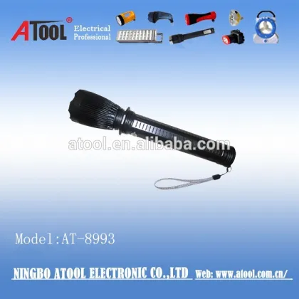 black color camping LED flashlight