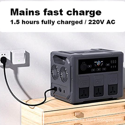 1000W-2000W Rechargeable Portable Power Station with Lithium Battery: Your Ultimate Portable Power