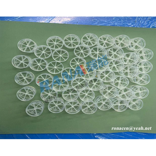 Fluoropolymer Pall Ring for Chemical Towers