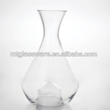 wine carafe glass with ball bottom