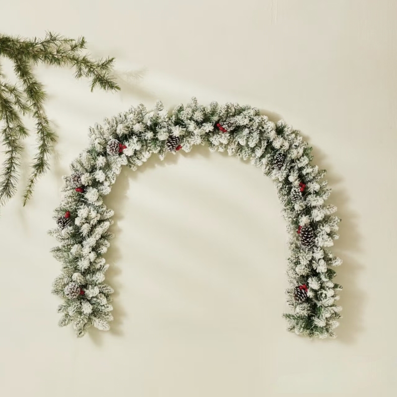 Light - Decorated Christmas Vines