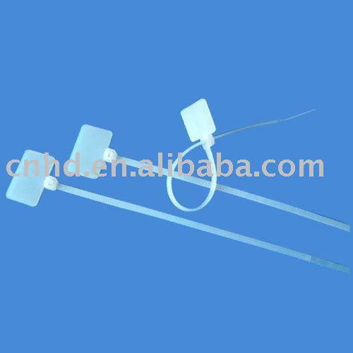 Brand plate type cable tie,nylon cable ties,wrap ties