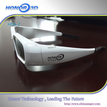 Fashion active shutter 3d glasses, black 3d glasses,IR active 3d glasses