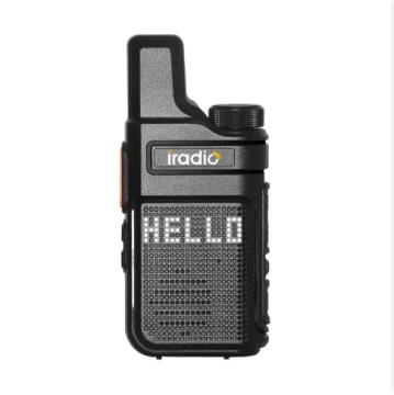 Iradio V2 Plus: 80 CH Channels, 2.5W Output Power, Analog/Digital Walkie-Talkie