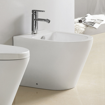 Modern White Ceramic Bathroom Floor Stand Bidet