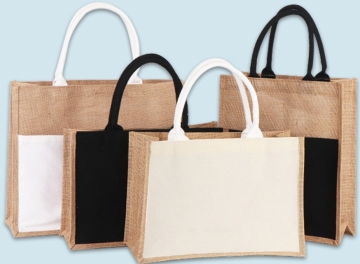 External pocket jute bag