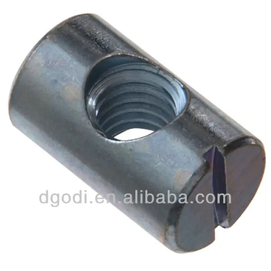 customized steel cross dowel nut