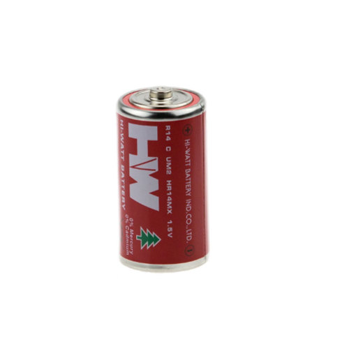 Batería C resistente R14P 1,5 V cubierta de aluminio