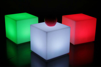 50cm wateproof led seat cube,logo accept