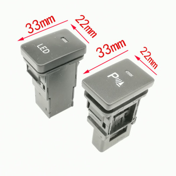 OE 33x22mm 5-Pin Parking Fog Light Push On/Off Switch for Toyota