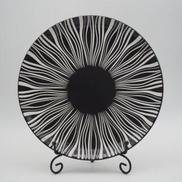 Impresión de almohadilla de porcelana de cerámica juego de vajillas juego de platos de cerámica juego de vajilla
