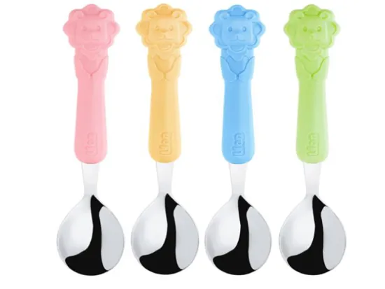 Infant children cartoon new 304 stainless steel spoon