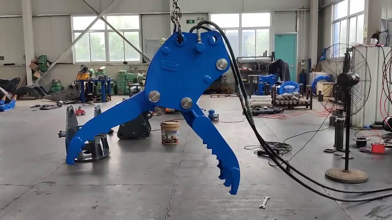 Multifunctional Industrial Hydraulic Steel Scrap Grapple for 5 Ton Excavator
