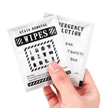 Customized disposable emergency cleaning wipes