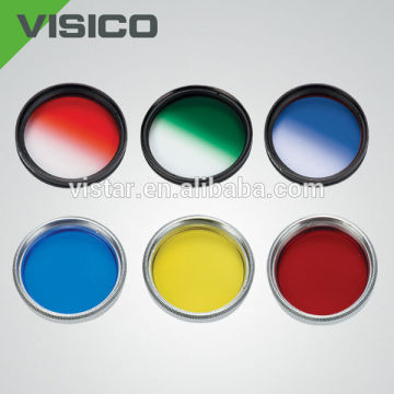 Digital camera Color filter Gradual Color Filter 49mm,52mm,55mm,58mm,62mm,67mm,72mm,77mm,82mm