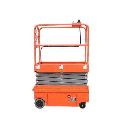 Electric Mini Mobile Aerial Elevating Scissor Lift Work Platform