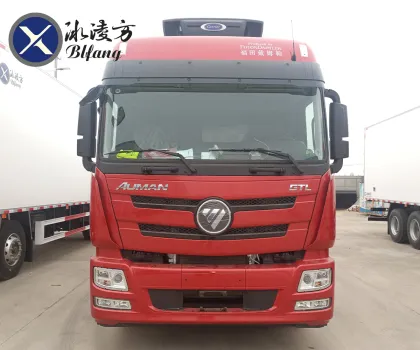 400HP Cummins FOTON 31T Refrigerated Truck for Vegetable and Ice Cream Transportation
