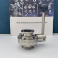 Ss304 316 Sanitary Tri-Clamp Manual Butterfly Valve