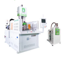 LSR injection molding machine for connector seals