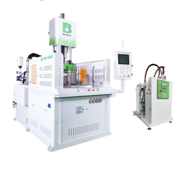 LSR injection molding machine for connector seals