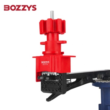 BOZZYS Universal Valve Lockout Base Clamping Unit - Max Handle Width 40mm, Thickness 28mm