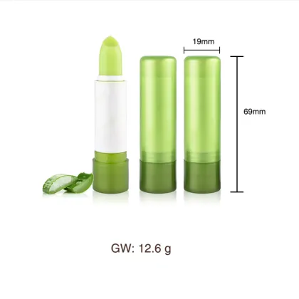 Private Label Moisturizing Color Changing Lip Balm with Aloe Vera